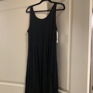 Black maxi beach dress